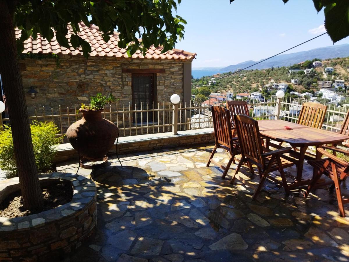 ¨Με Θέα Το Ηλιοβασίλεμα¨ Villa Áfissos Buitenkant foto