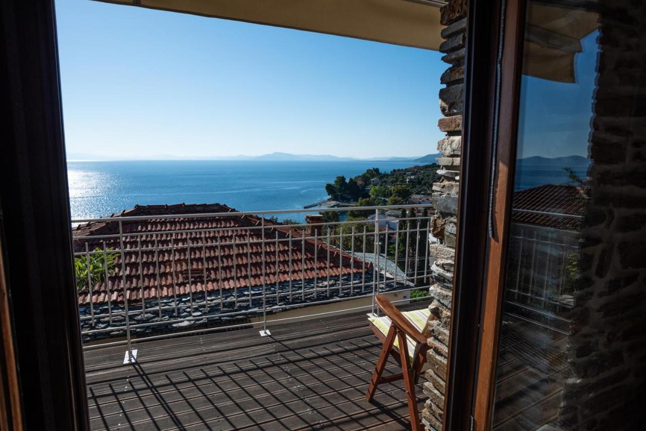 ¨Με Θέα Το Ηλιοβασίλεμα¨ Villa Áfissos Buitenkant foto