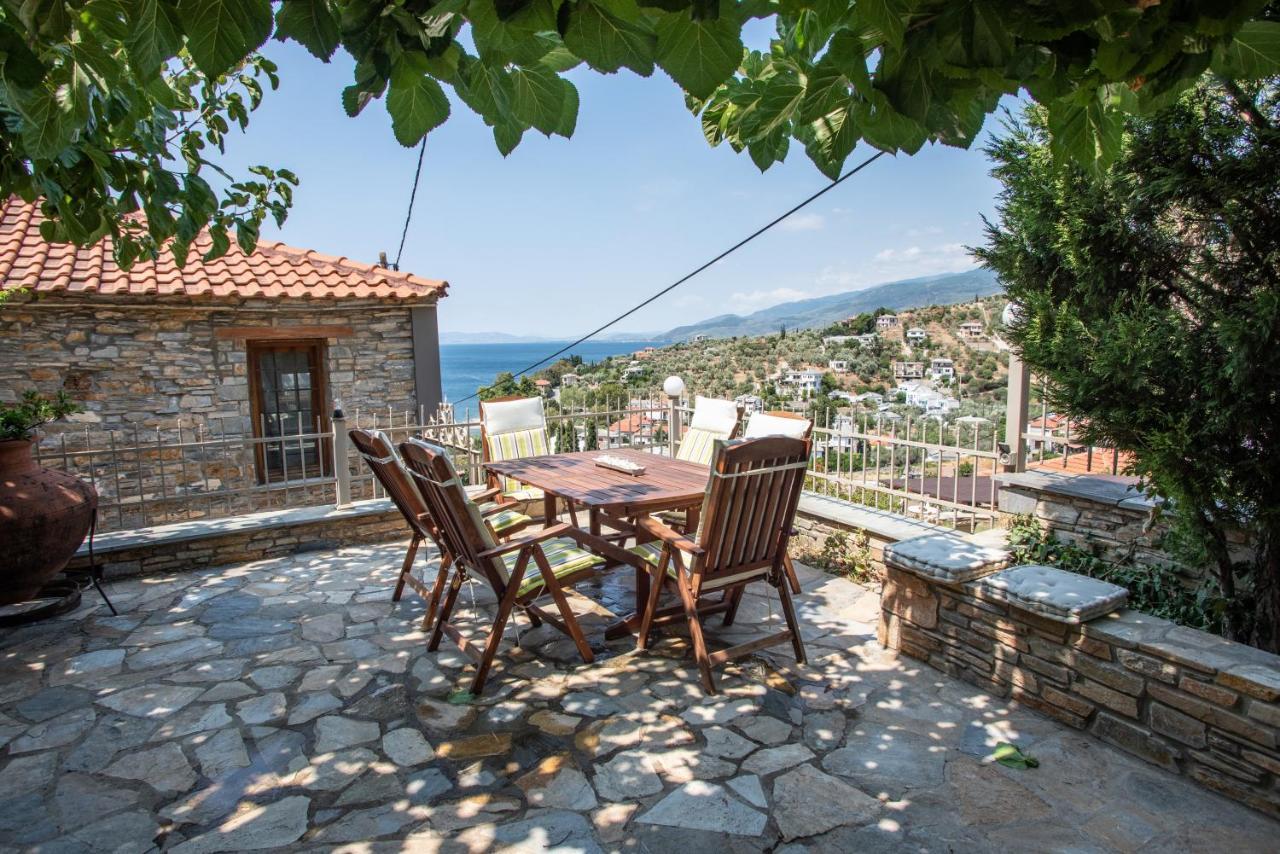 ¨Με Θέα Το Ηλιοβασίλεμα¨ Villa Áfissos Buitenkant foto